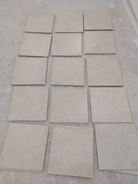 Beige tiles - matte finish - 44.5 sqft