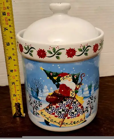 Heartwood Creek Santa Cookie Jar, View more