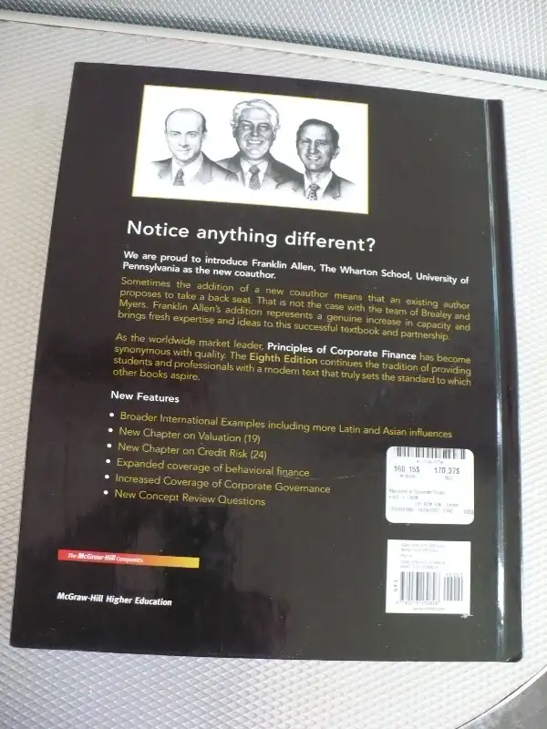 PRINCIPLES OF CORPORATE FINANCE ( BREALEY MYERS ALLEN )62863728691457121