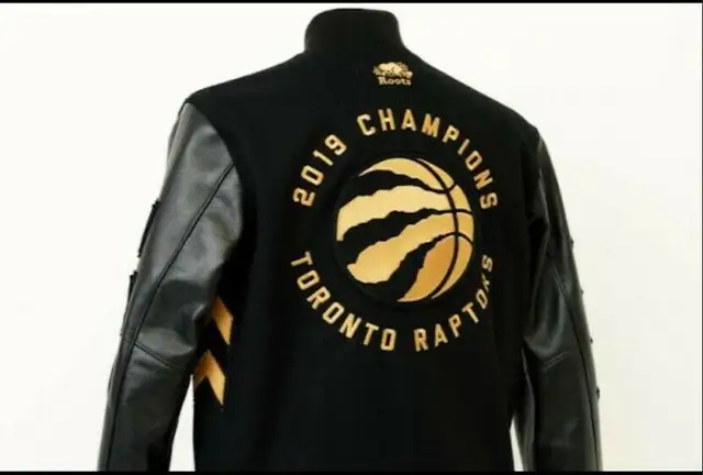 RAPTORS ROOTS CHAMPIONSHIP JACKET NBA 2019 NEW LARGE in Men's in Markham / York Region - Image 5