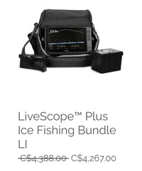 LiveScope™ Plus Ice Fishing Bundle LI
