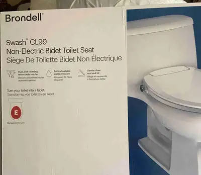 Brand new Brondell bidet toilet seat, View more
