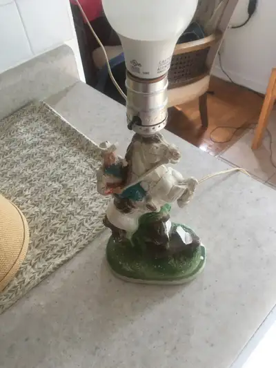 Vintage Roy Rogers table lamp, View more