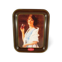 Coca-Cola Flapper Girl 1979 Vintage Advertising Beverage Tray