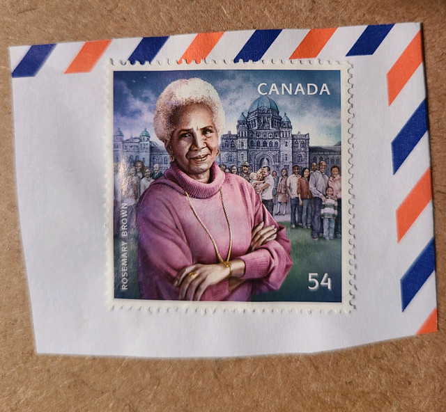 Rosemary Brown Canada stamp 
Black History Month in Arts & Collectibles in Kitchener / Waterloo