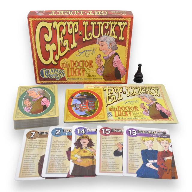 Get Lucky the Kill Doctor Lucky Card Game - 100% Complete! in Toys & Games in Winnipeg