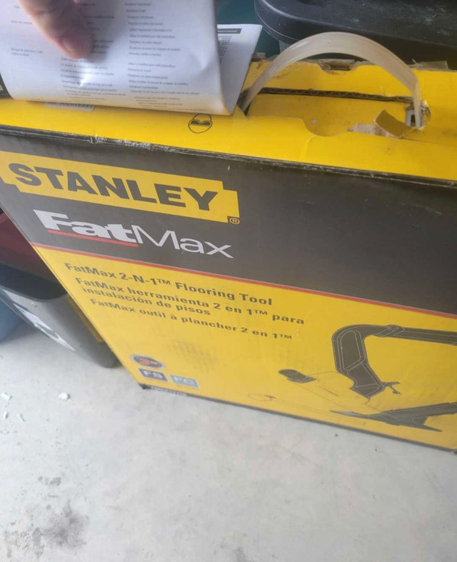 Stanley 2 in 1 flooring air nailer and hammer in Power Tools in Belleville