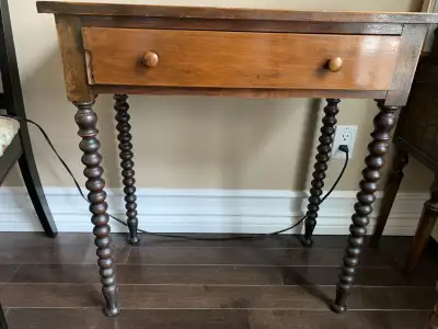 antique writing desk and chair, View more