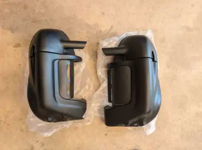 Harley Davidson Lowers. Matte (Denim) Black. Off 2012 Street Glide. Should fit other crash bars. Mou...