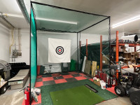 Portable golf hitting cage