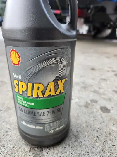 I have 1 case of 12 containers of Shell Spirax S6 AXME SAE 75W-90 oil, formulated to provide outstan...