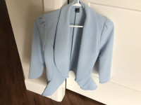 FOR. SALE. //////.   CHIC.  BLUE.  BLAZER.  SIZE.  SMALL