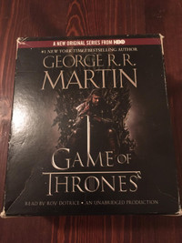 Game Of Thrones Audio Book-Missing One Disc, Please Read Full Ad