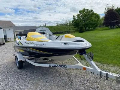 Seadoo Sportster 215 Supercharged Upgraded Kenwood Speakers. Trailer bearings and seals new last yea...