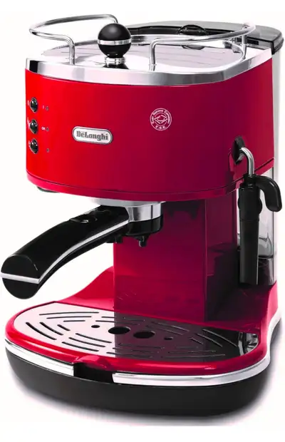 De'Longhi ECO310R Icona Pump Espresso Machine, Red, View more