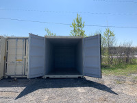 20' Shipping Container with double doors 778-403-3990