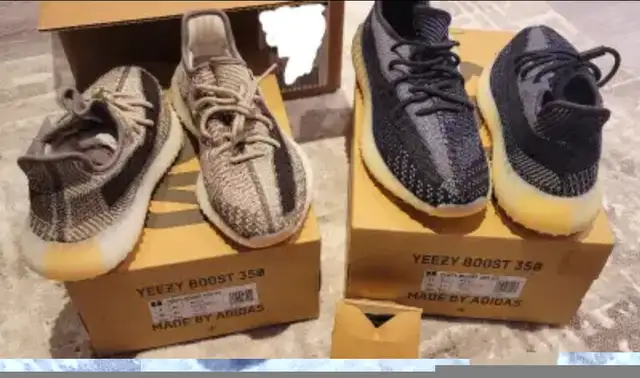 Yeezy 350 V2 Boost CARBON New sz12 in Men's Shoes in Markham / York Region - Image 3