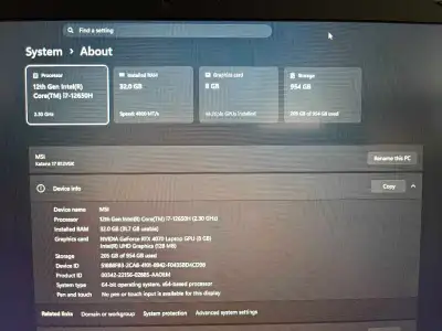 MSI Katana 17 gaming laptop, View more