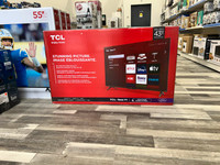 TCL 43" S-Class 4K UHD HDR LED Smart Google TV