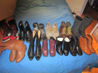 bottes+shoes  homme ou femme neuf ou usagées 5 à 25$ AUBAINE !!