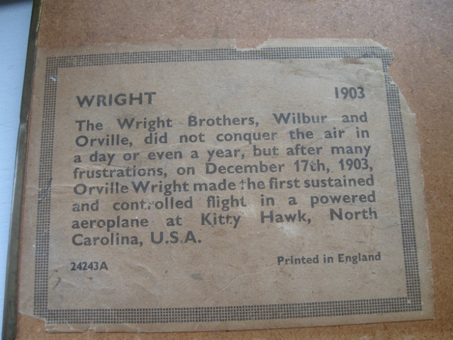 Brass Plaque Commemorating The Wright Bros. 1903 in Arts & Collectibles in Kelowna - Image 2