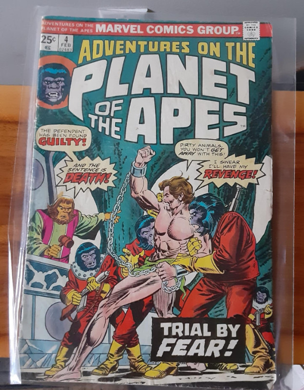 Marvel Comics #4 Adventures on the Planet of the Apes 1976 in Arts & Collectibles in Brantford