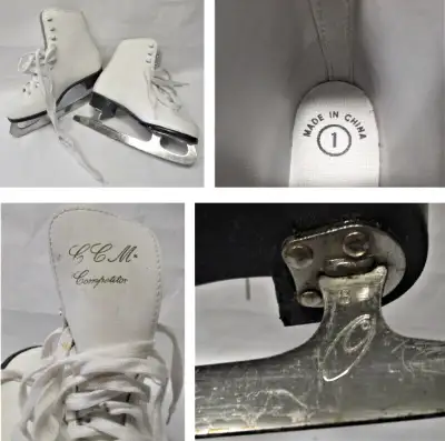 Kids Figure Skates, variable Sizes Very Good Condition, View more