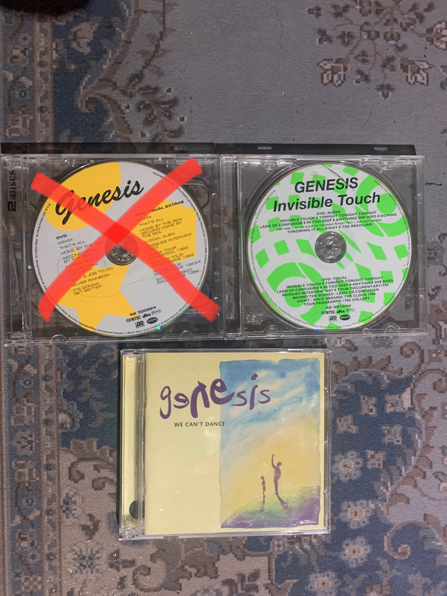 Genesis dvd audio 5.1 surround. dans CD, DVD et Blu-ray  à Saint-Jean-sur-Richelieu