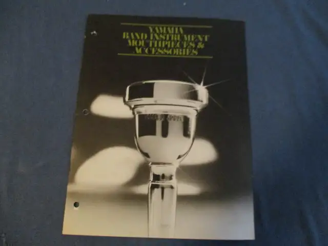 YAMAHA BAND INSTRUMENT MOUTHPIECES-12 PAGE BROCHURE-1970'S-RARE! in Arts & Collectibles in Laval / North Shore - Image 2