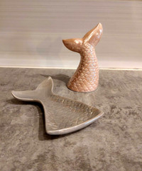 Mermaid Tail Set - Trinket Tray & Bracelet Holder