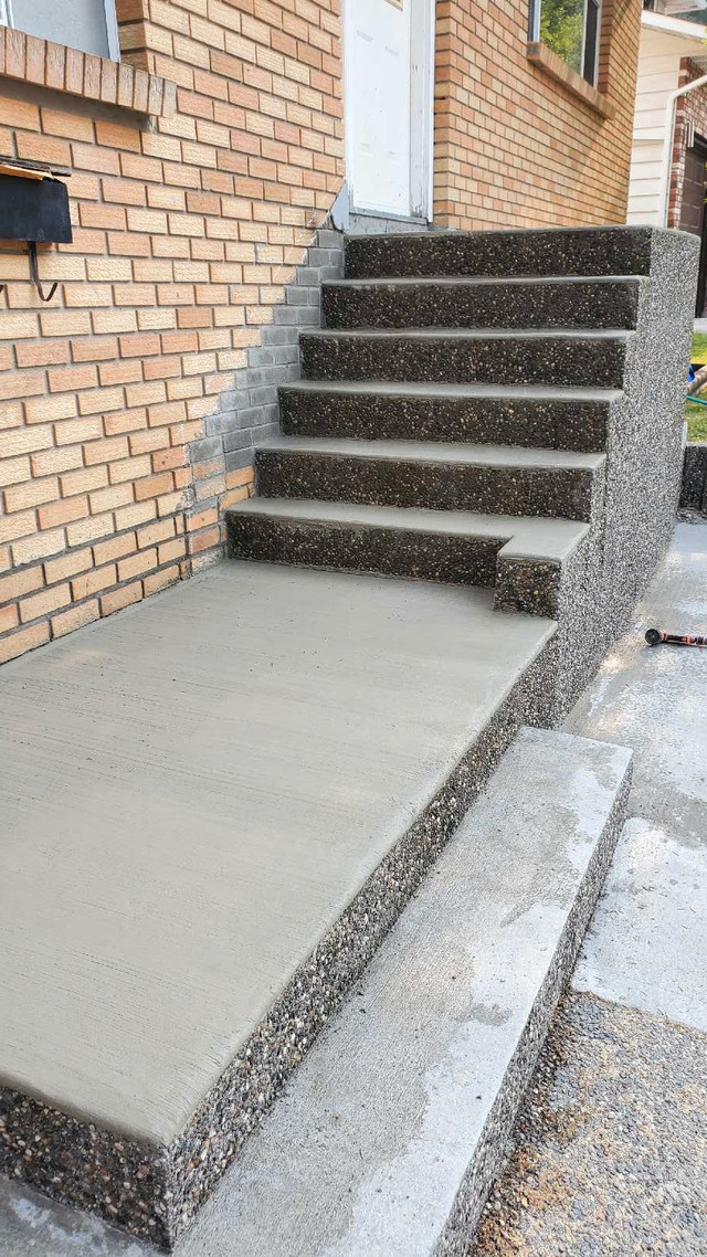 Concrete finishing in Brick, Masonry & Concrete in Prince George - Image 4