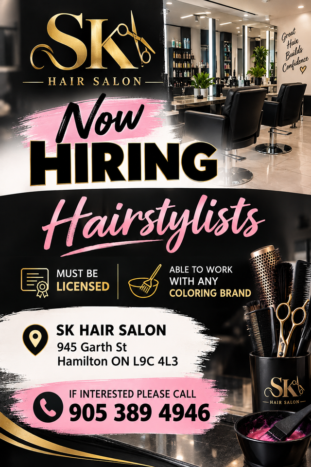 Hiring Hairstylists At SK Hair Salon