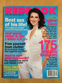 Celine Dion REDBOOK magazine April 2002