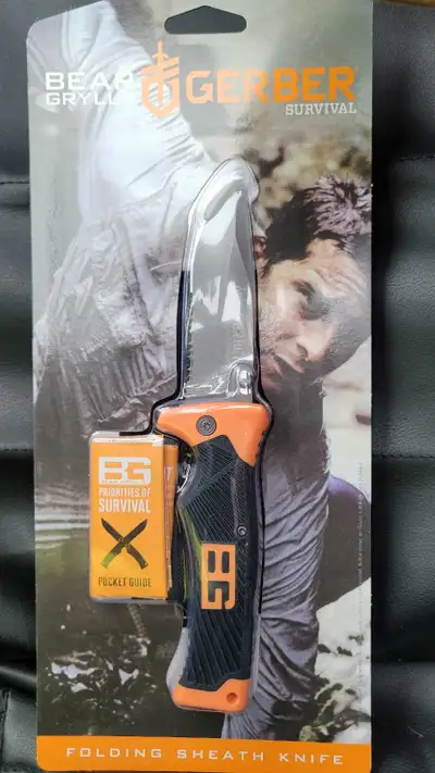 Gerber Bear Grylls Folding Knife Brand New, View more