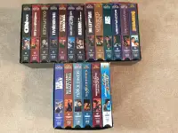 James Bond collection of VHS movies