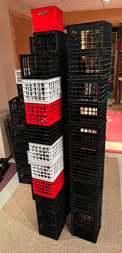 100 + Mini Storage Plastic Containers. 22 CMs x 15 CMs in size. All in near-new condition. Perfect s...