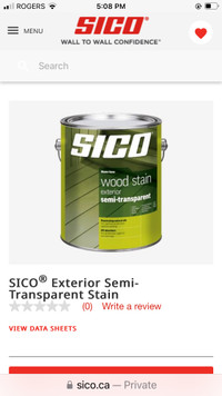 Sico - Exterior wood stain (Semi Transparent - Natural)