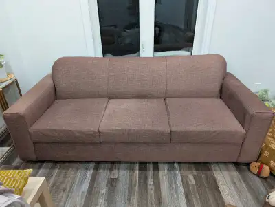 3 Seater Custom Sofa/Couch. Features > Reversible cushions, can be used both ways > Washable and rem...