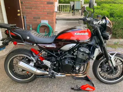 In perfect condition, 2018 Z900RS, 8,000 kms. Orange and Brown (retro model), comes with cover, engi...