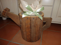 Wooden Watering Can Planter/Decor