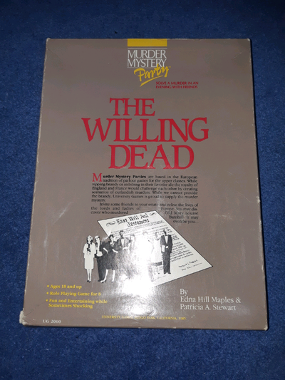 The Willing Dead Murder Mystery Party Game 1985, View more