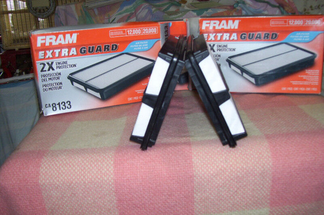 THREE NEW FRAM AIR FILTERS  # CA8133 TO FIT 1998 -02 HONDA in Engine & Engine Parts in Grand Bend - Image 4