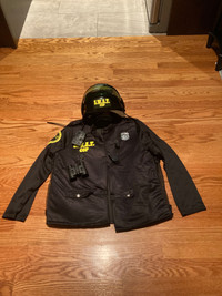 Kids SWAT Cop Jacket and Helmet Costume with Accessories