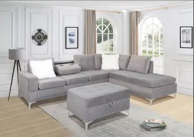 Grey sectional sofa for sale near me , View more