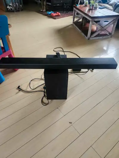 samsung wireless soundbar and sub, View more