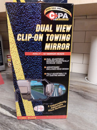 DUAL VIEW CLIP -ON TOWING MIRROR SET