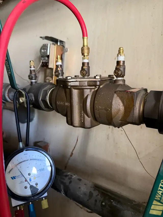 Backflow testing. RWS plumbing and heating LTD62863253154433121