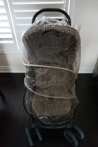 Plastic stroller cover, View more