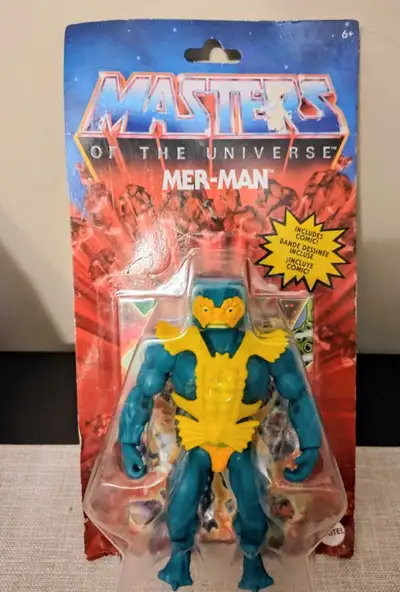 Brand new Mattel Merman - Masters of The Universe Origins Figure, View more