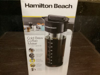 Hamilton Beach Cold Brew Iced Coffee Maker and Tea Infuser